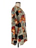 Rosey Tomato Orange 3/4 Sleeve Blouse Size M - photo 4