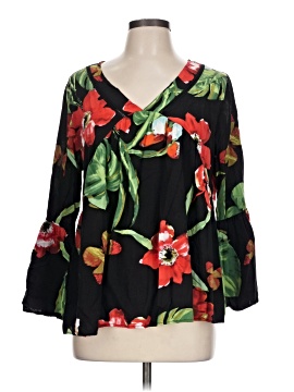 Cha Cha Vente 3/4 Sleeve Blouse