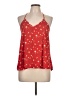 Nine Britton 100% Polyester Red Sleeveless Blouse Size L - photo 1