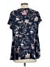 Torrid 100% Polyester Blue Short Sleeve Blouse Size Lg Plus (0) - photo 2