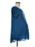 a:glow 100% Polyester Blue Short Sleeve Top Size M - photo 4
