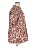 Unbranded 100% Polyester Floral Brown Short Sleeve Blouse Size XL - photo 4