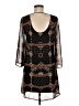 Millibon 100% Polyester Stars Black Casual Dress Size M - photo 2