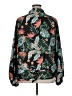 Colleen Lopez 100% Polyester Tropical Green Long Sleeve Blouse Size XL - photo 2