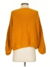 French Connection 100% Cotton Solid Yellow Pullover Sweater Size S - photo 2