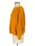 French Connection 100% Cotton Solid Yellow Pullover Sweater Size S - photo 5