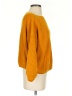 French Connection 100% Cotton Solid Yellow Pullover Sweater Size S - photo 4