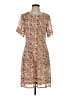 Roolee 100% Polyester Paisley Tan Casual Dress Size S - photo 1