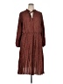 ELOQUII Elements 100% Polyester Brown Casual Dress Size 14 - photo 1