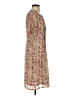 Roolee 100% Polyester Paisley Tan Casual Dress Size S - photo 4