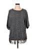 NY Collection 100% Acrylic Gray Poncho Size XL - photo 1