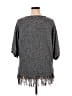 NY Collection 100% Acrylic Gray Poncho Size XL - photo 2