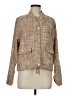 PETER MILLAR Tweed Solid Brown Wool Coat Size M - photo 1