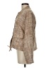 PETER MILLAR Tweed Solid Brown Wool Coat Size M - photo 5