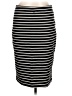 Shein Stripes Black Casual Skirt Size 12 - photo 1