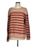 Talbots Stripes Tan Pullover Sweater Size L - photo 1