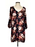 Lulus 100% Polyester Floral Black Casual Dress Size S - photo 1