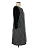 Old Navy 100% Polyester Tweed Black Casual Dress Size M - photo 4