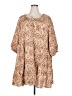 Torrid Paisley Tan Casual Dress Size 3X Plus (3) - photo 1
