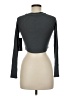 Mono b Gray Long Sleeve Top Size M - photo 2
