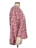 Unbranded 100% Polyester Burgundy Long Sleeve Blouse Size L - photo 4