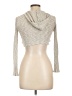 Audrey 3+1 100% Cotton Ivory Silver Long Sleeve Top Size M - photo 2
