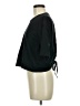 Gap 100% Cotton Black 3/4 Sleeve Top Size M - photo 5