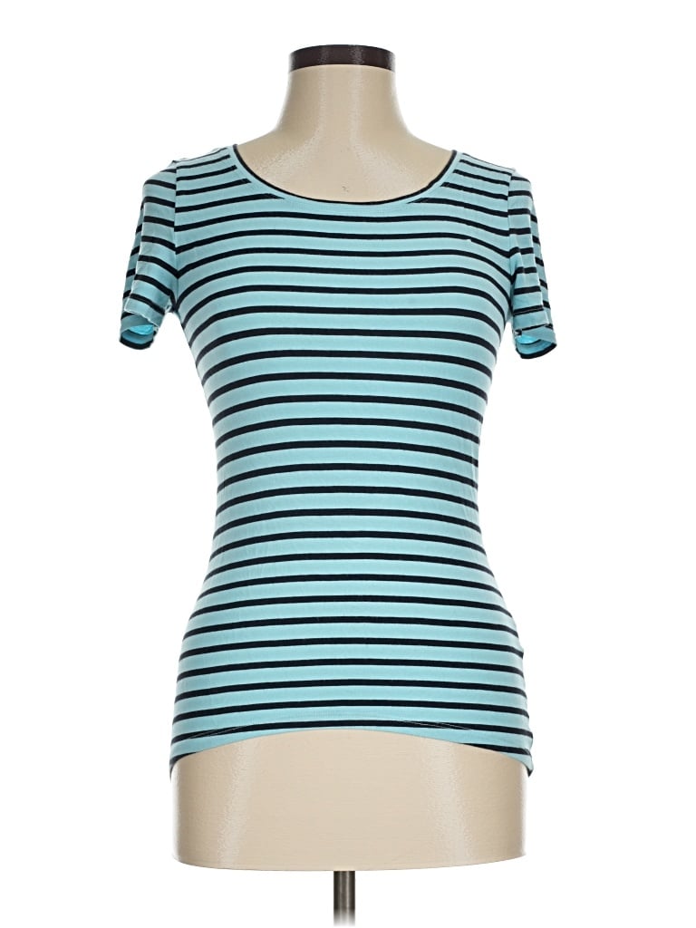 Pre-owned Tahari Short Sleeve T-shirt In Teal