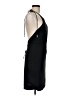 Halston Solid Black Cocktail Dress Size 8 - photo 4