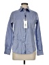 Cortland Park Blue Long Sleeve Button-Down Shirt Size M - photo 1