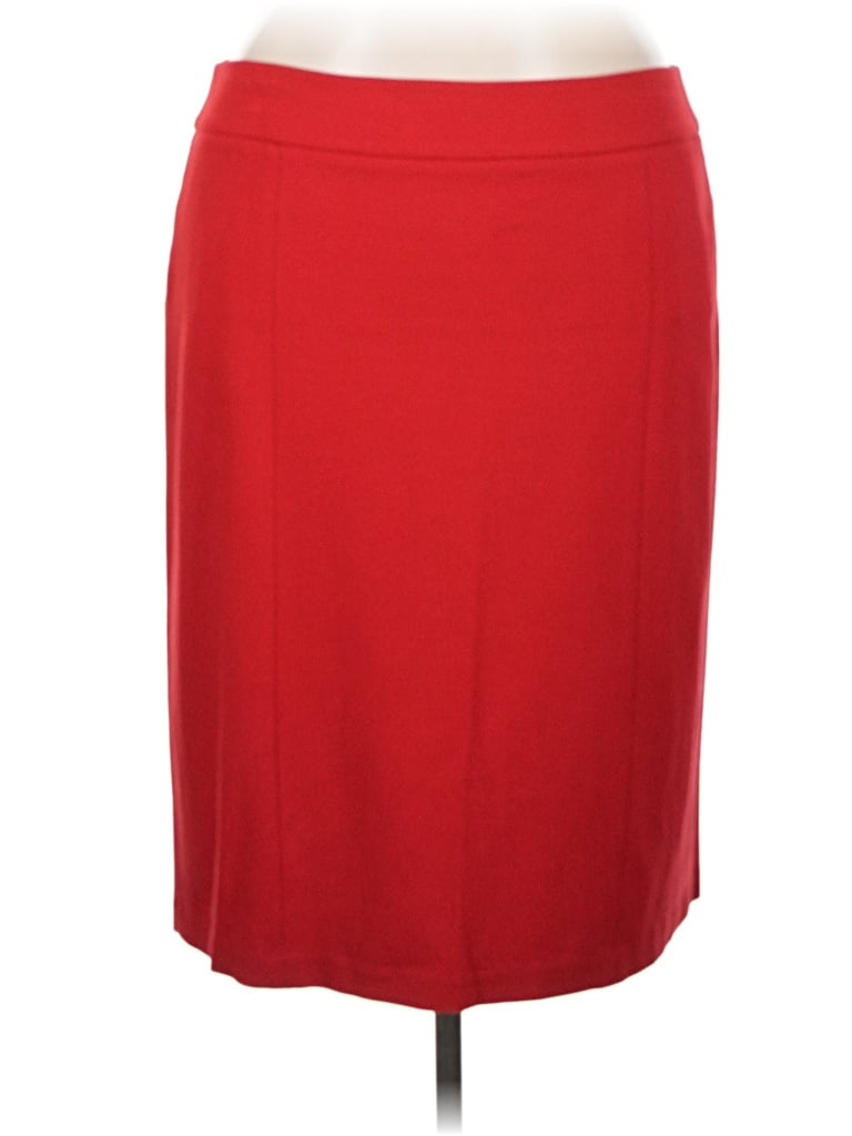 Pre-owned Talbots Formal Skirt In Red