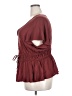Torrid 100% Rayon Burgundy Short Sleeve Top Size 3X Plus (3) - photo 5