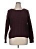 Belle Du Jour 100% Polyester Burgundy Pullover Sweater Size XL - photo 1