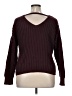 Belle Du Jour 100% Polyester Burgundy Pullover Sweater Size XL - photo 2