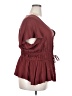 Torrid 100% Rayon Burgundy Short Sleeve Top Size 3X Plus (3) - photo 4