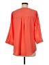 Monroe and Main 100% Polyester Orange 3/4 Sleeve Blouse Size M - photo 2
