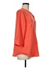 Monroe and Main 100% Polyester Orange 3/4 Sleeve Blouse Size M - photo 4