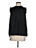 Ninety 100% Polyester Black Sleeveless Blouse Size M - photo 1