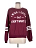 Wound Up Print Burgundy Sweatshirt Size M - photo 1