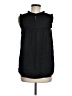 Ninety 100% Polyester Black Sleeveless Blouse Size M - photo 2