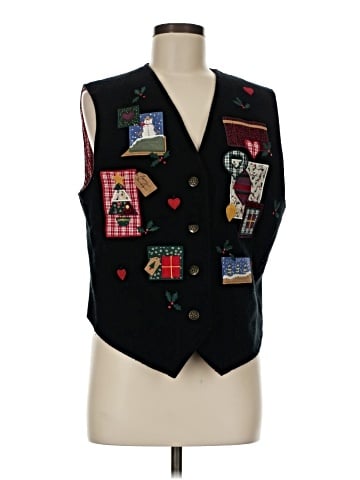 Karen Scott Sport Tuxedo Vest (view 1)