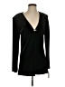 Patra Black Long Sleeve Top Size S - photo 1