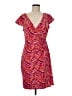 AA Studio AA Print Red Casual Dress Size 8 - photo 1