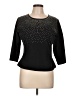 Ethyl Black 3/4 Sleeve Top Size L - photo 1