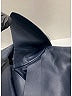 Valentino 100% Leather Blue Trenchcoat Size 6 - photo 11