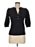 Veronica Beard Black 3/4 Sleeve Blouse Size M - photo 1