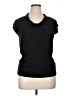 AK Anne Klein Black Short Sleeve Top Size XL - photo 1