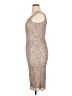 Alex Evenings Floral Tan Cocktail Dress Size 14 Petite - photo 5