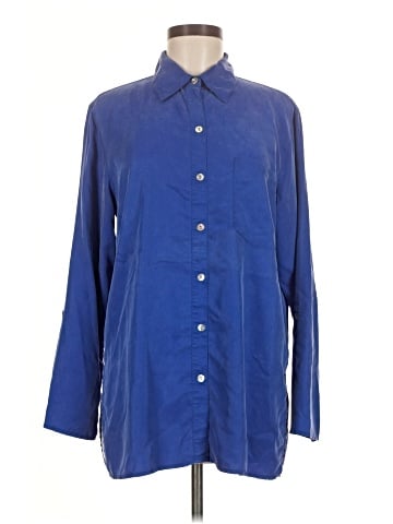 Chico's Design 3/4 Sleeve Button-Down Shirt (view 1)