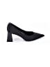 Zara Solid Black Heels Size EU 38 - photo 1